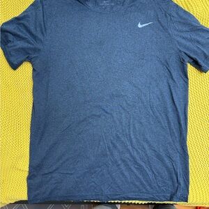 Nike Men's Heathered Blue Short Sleeve Tee